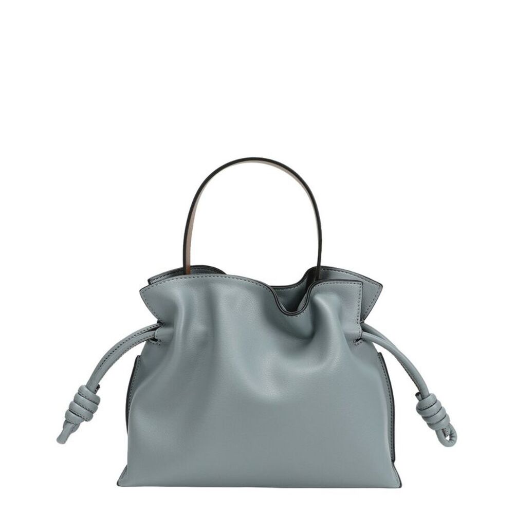 Tiffany & Fred Paris Soft Leather Bucket Bag, Grey